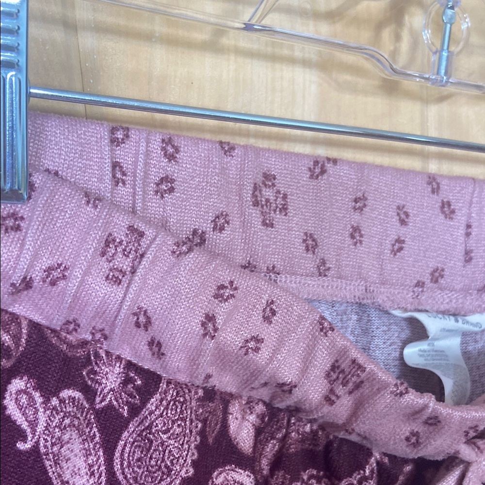 🌹5 for $25🌹Lucky Brand Pink & Plum Paisley Shorts - Picture 7 of 11